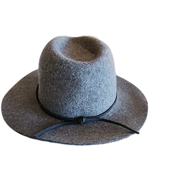 Brixton "Wesley" Fedora Unisex Adjustable Packable 100% Wool Felt Hat Size L 7.5 - Picture 5 of 11